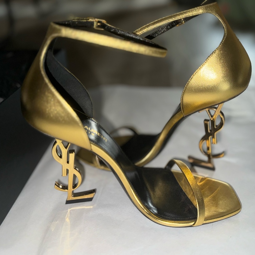Saint Laurent Gold Women's Heels
